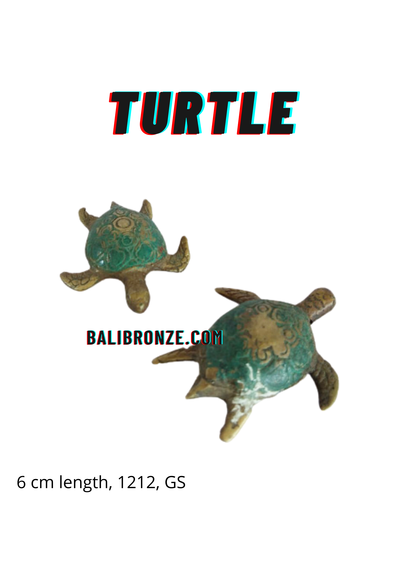 1212 Turtle 6 cm GS