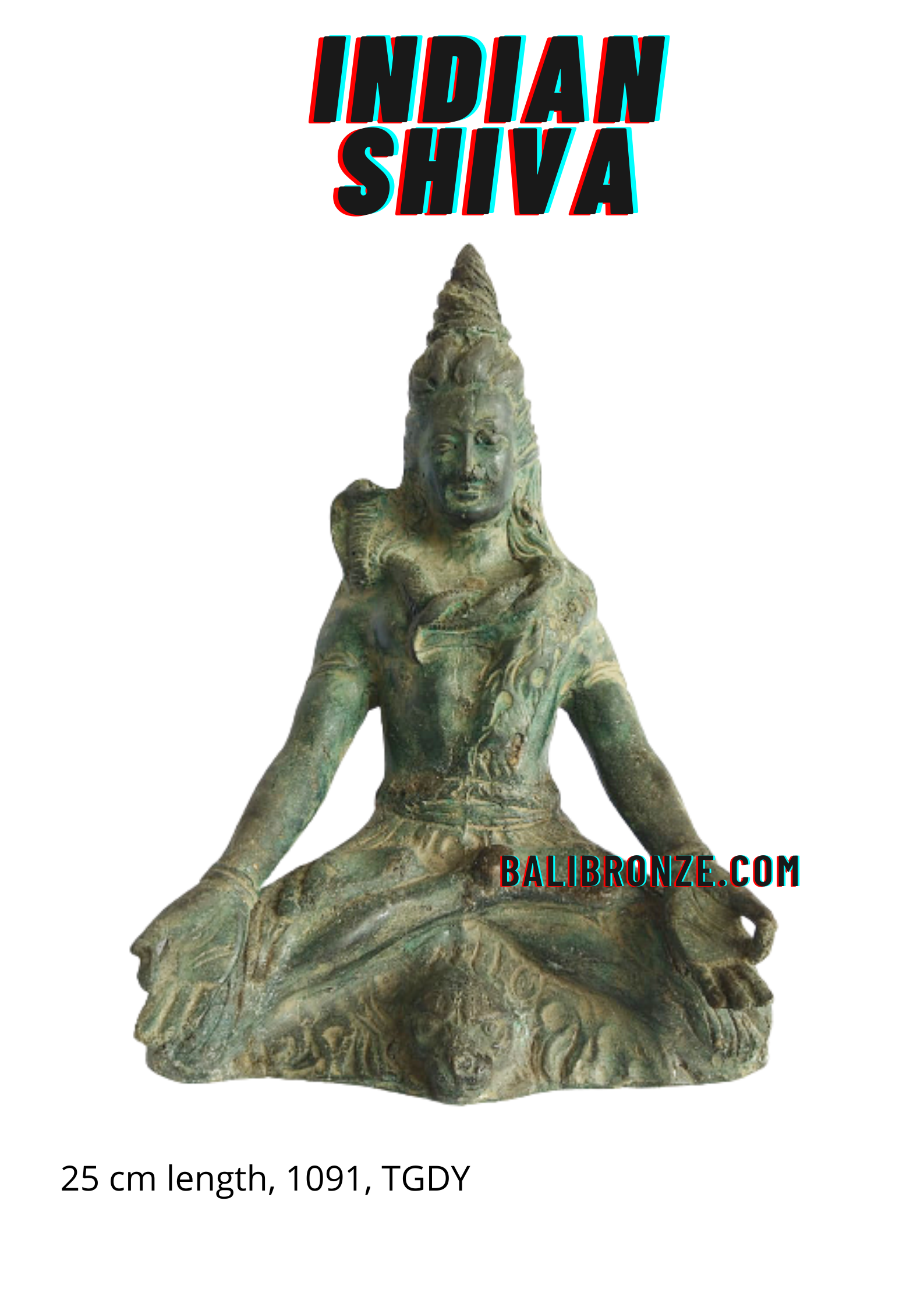 1091 Indian Shiva 25 cm TGDY